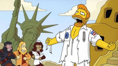 Troy McClure in the Planet Of The Apes musical